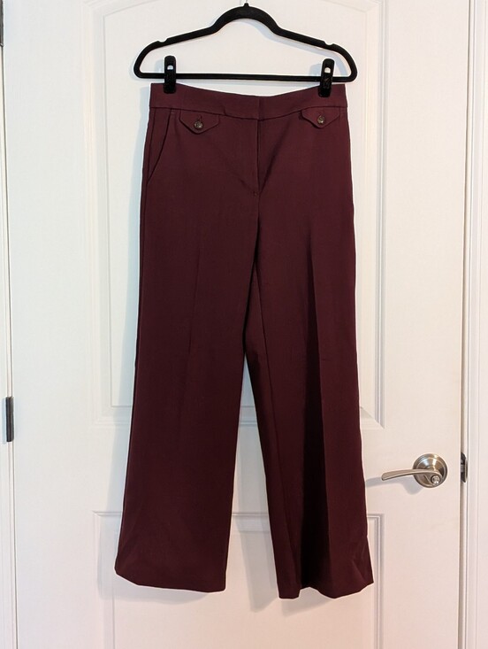 LOFT Pants - Burgundy Plum Ann Taylor LOFT Dress Trousers 2